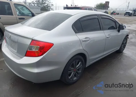 2012 Honda Civic Lx from USA, damaged, VIN 2HGFB2F55CH333802